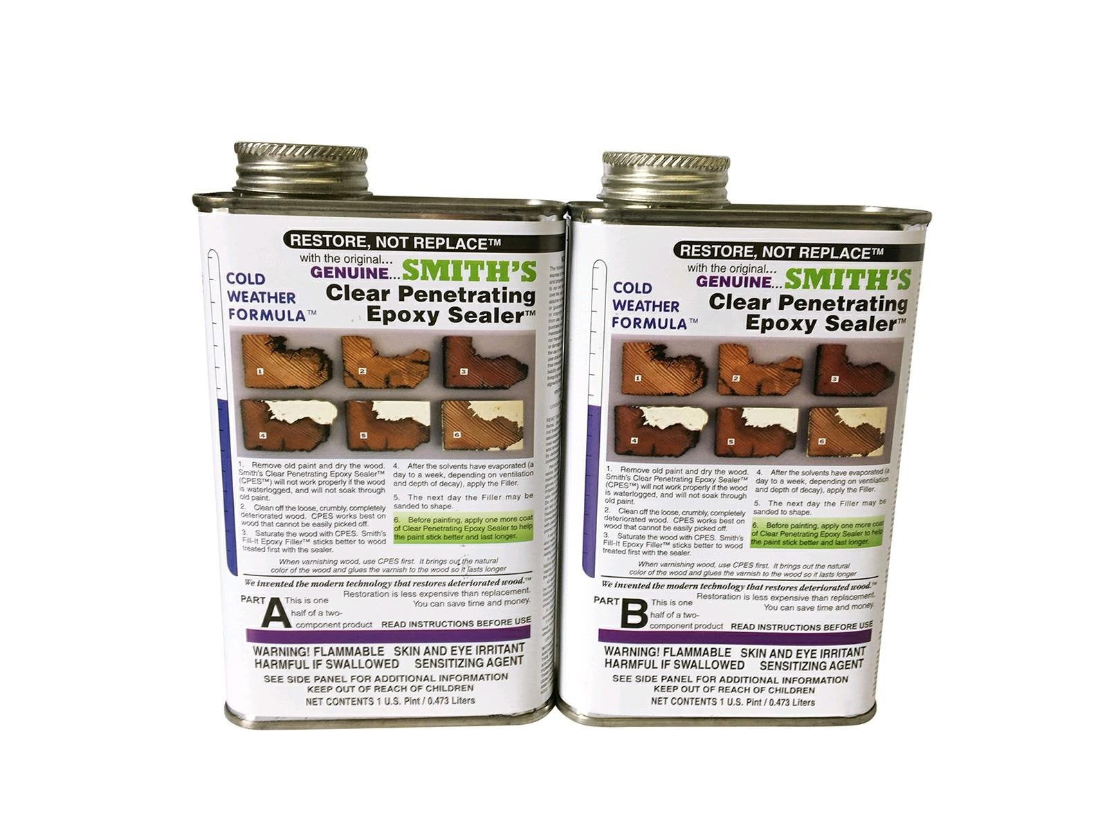 Smith & Company Clear Penetrating Epoxy Sealer™ 2 Pint - Cold Weather Formula