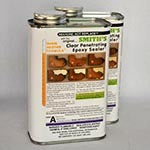 SMITH & COMPANY CLEAR PENETRATING EPOXY SEALER! 2 Quart Kit!