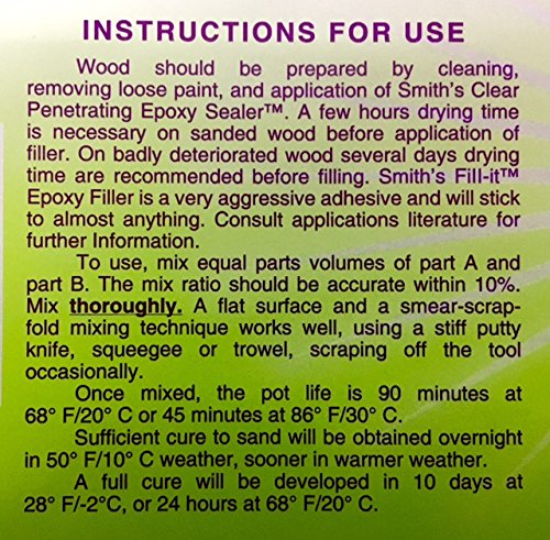 Smith's Epoxy Fill-it (12 Ounce)