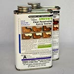 SMITH & COMPANY CLEAR PENETRATING EPOXY SEALER! 2 Quart Kit!
