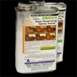 SMITH & COMPANY CLEAR PENETRATING EPOXY SEALER! 2 Quart Kit!