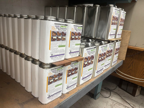 SMITH & COMPANY CLEAR PENETRATING EPOXY SEALER! 2 Quart Kit!